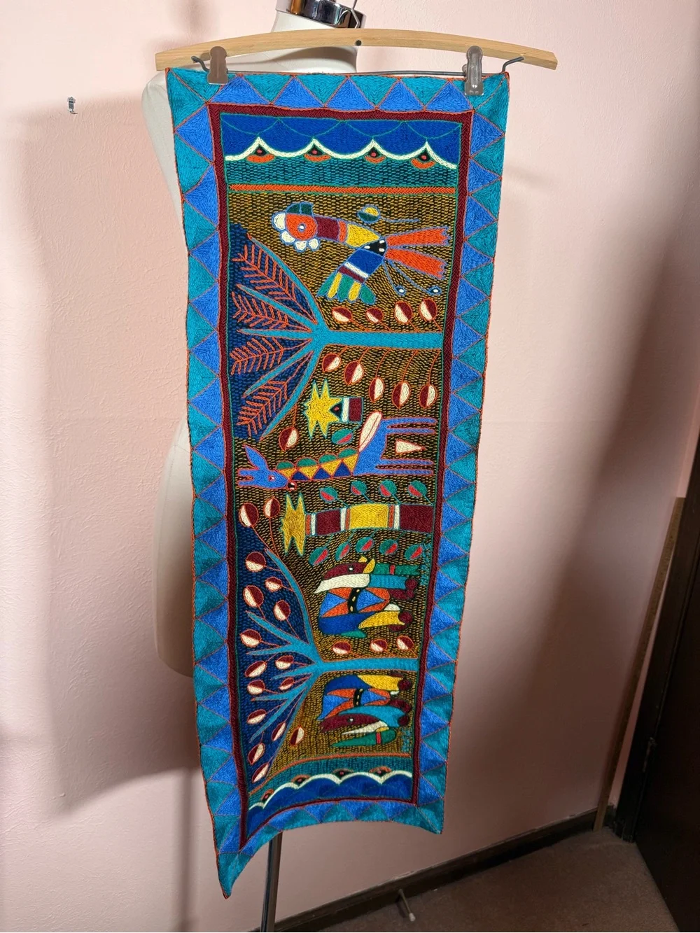 Kaross hand embroidered